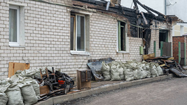 Professional Fire Damage Removal technician working in Prospect, KY